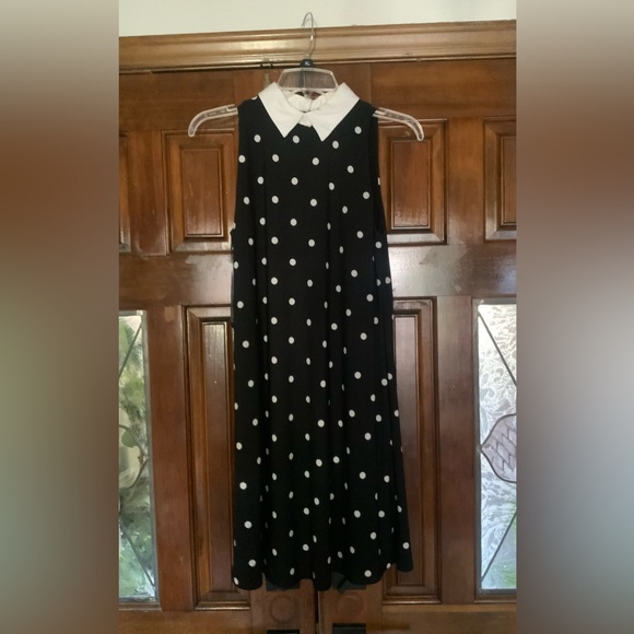 Ralph Lauren Dresses & Skirts - Ralph Lauren Black and White Sleeveless Sundress with Peter Pan Collar